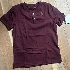 Abercrombie Kids Burgundy Short Sleeve Tee